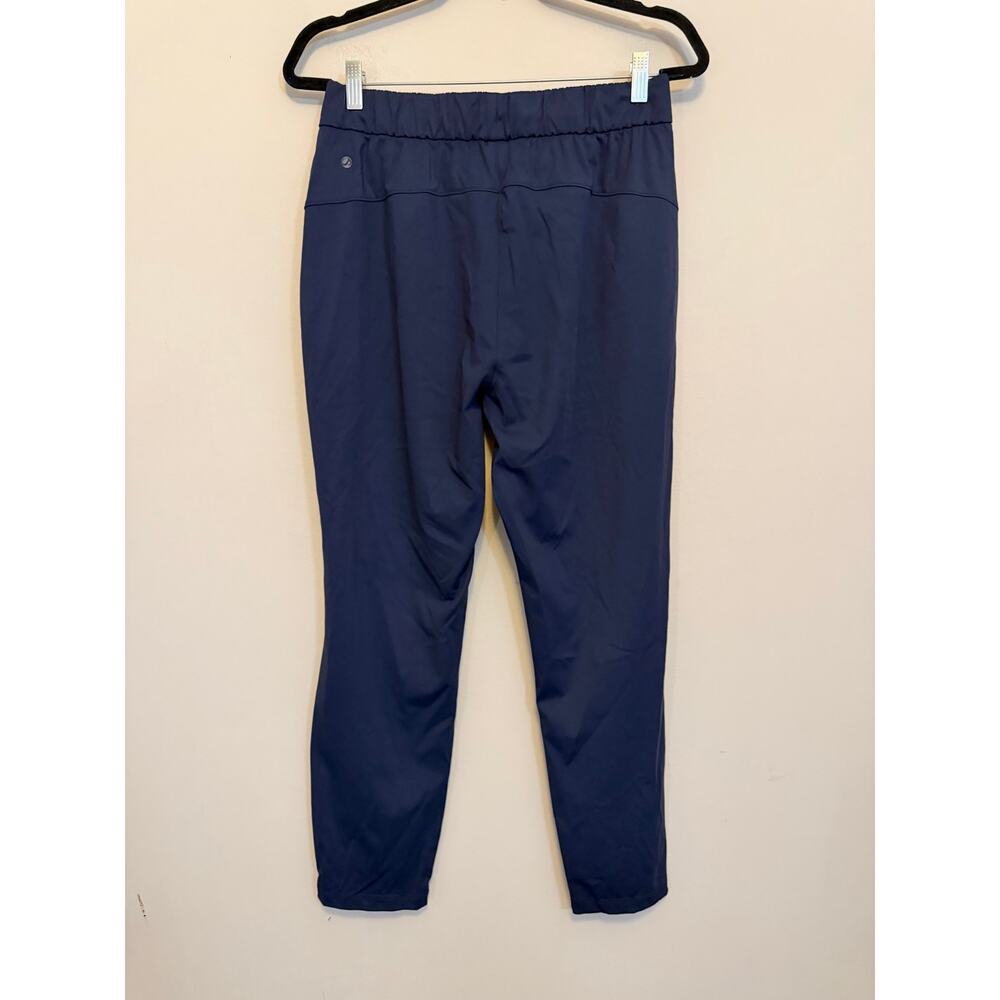 CRZ YOGA Pants Large Navy Blue Drawstring Athleisure Stretch Activewear Sporty - Picture 2 of 4